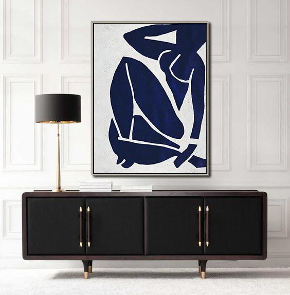 Navy Blue Nude Art #NV273B - Click Image to Close